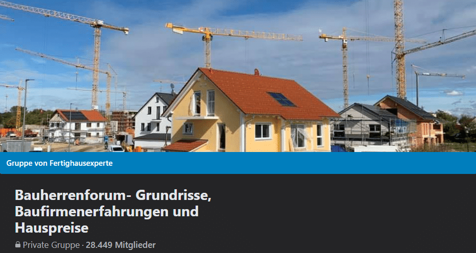 Bauherrenforum – Grundrisse Baufirmenerfahrungen und Hauspreise