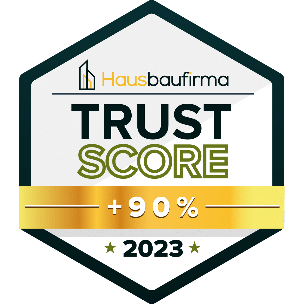 Trustscore Hausbaufirma gold