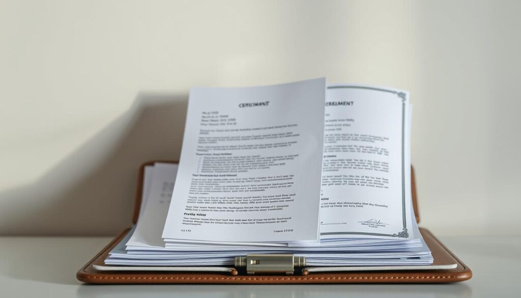 Bewerbungsmappe Wohnung Dokumente