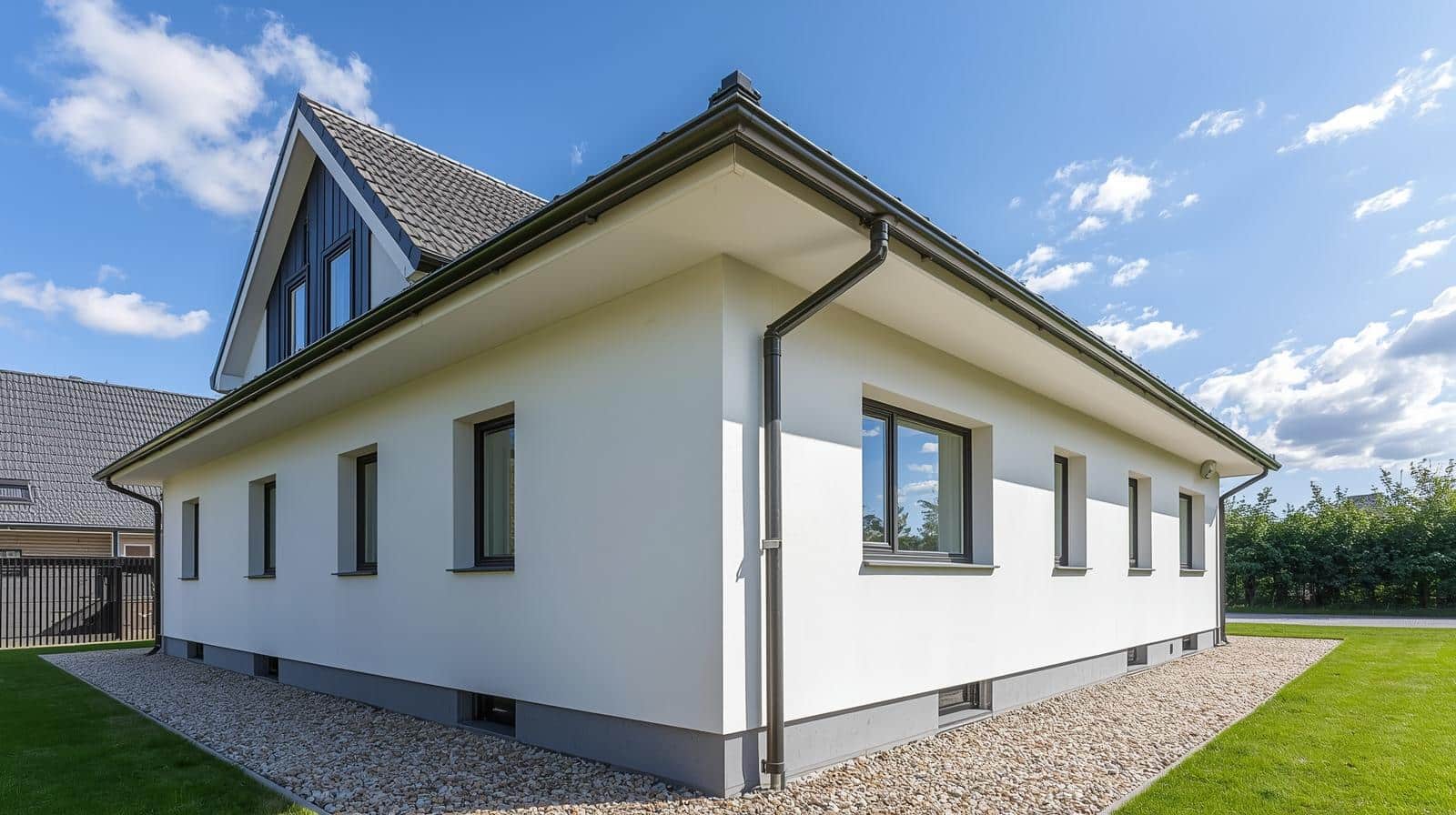 Traufkante Haus